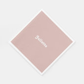 ほこりっぽい赤面 スタンダードランチョンナプキン (角)