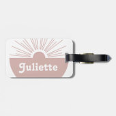 ほこりっぽい赤面 ラゲッジタグ (裏面横)