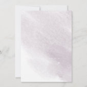 ほこりっぽい金ゴールドとメイヴ⎥ブライダルシャワーの招待 (裏面)