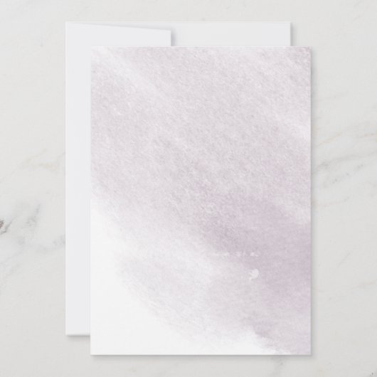 ほこりっぽい金ゴールドとメイヴ⎥ブライダルシャワーの招待 (裏面)