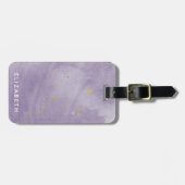 ほこりっぽい金ゴールド⎢モノグラム荷物タグ ラゲッジタグ (正面横)