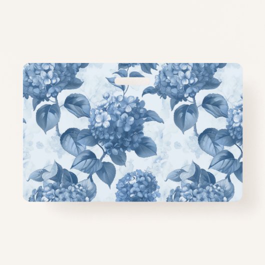 ほこりっぽい青あじさいエレガントの実在エステートエージェント バッジ (裏面)