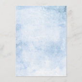 ほこりっぽい青あじさい結婚の詳細情報 エンクロージャーカード (裏面)