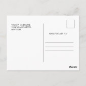 ほこりっぽい青いバプテスマの写真 ポストカード (裏面)