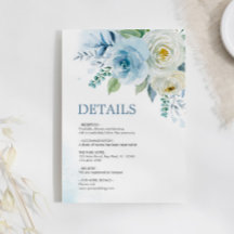 ほこりっぽい青いバラフローラ詳細エンクロージャカード