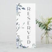 ほこりっぽい青いバラ花予約シート メニュー (スタンド正面)