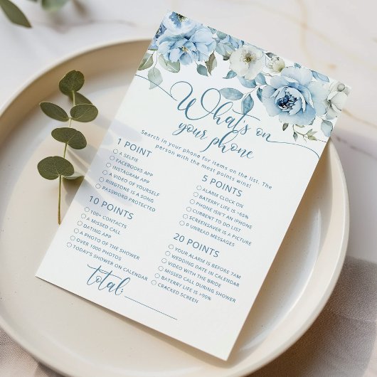 ほこりっぽい青いフローラあなたの電話のブライダルゲーム