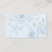 ほこりっぽい青いフローラ何人のキスブライダルゲーム エンクロージャーカード (裏面)