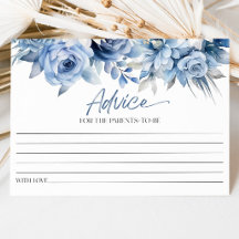 ほこりっぽい青いフローラ花赤ちゃんシャワー