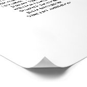 ほこりっぽい青いボホバラ18テーブル座席表 ポスター (角)