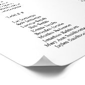 ほこりっぽい青いボホフローラの座席表–12 ポスター (角)