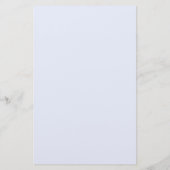 ほこりっぽい青いヴィンテージ水色フローラ文房具 便箋 (裏面)