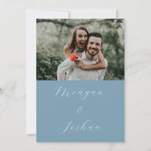 ほこりっぽい青い写真救の日付 セーブザデート (裏面)