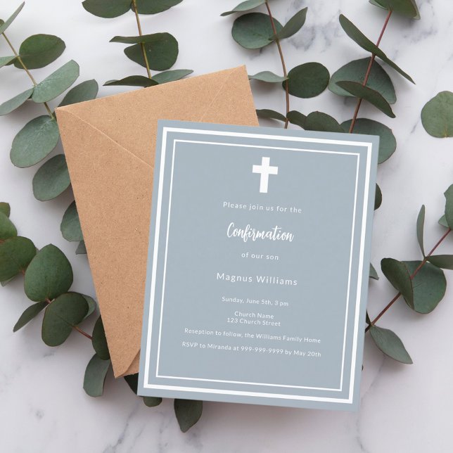 ほこりっぽい青い少年の確認の招待 (クリエイターアップロード済み)