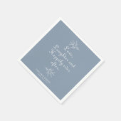 ほこりっぽい青い愛の笑い声と楽しい後 スタンダードカクテルナプキン (角)