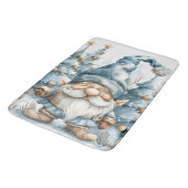 ほこりっぽい青い格言とクリスマスツリー バスマット (アングル)