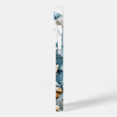 ほこりっぽい青い格言とクリスマスツリー Case-Mate iPhoneケース (裏面 / 左)