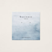 ほこりっぽい青い水の色のイヤリングディスプレイ (正面)