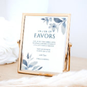 ほこりっぽい青い水の色のフローラ結婚の寄付看板 ポスター