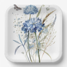 ほこりっぽい青い水色のフローラ