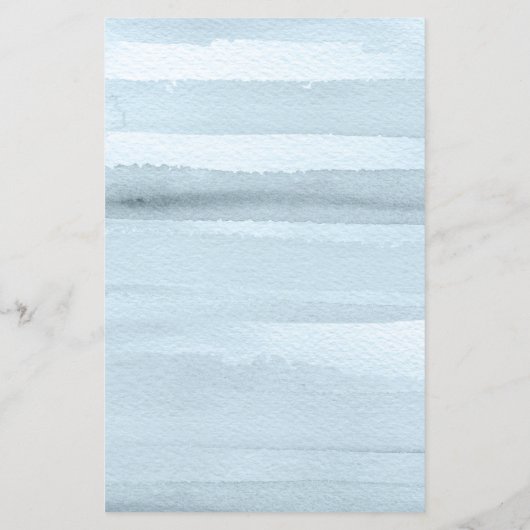 ほこりっぽい青い水色の花結婚のメニュー (裏面)