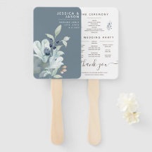 ほこりっぽい青い水色フローラプログラムファン