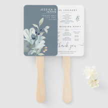 ほこりっぽい青い水色フローラプログラムファン