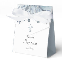 ほこりっぽい青い水色 |バプテスマの受賞箱