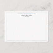 ほこりっぽい青い男の子の赤ちゃんシャワーのアドバイスカード エンクロージャーカード (正面)