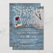 ほこりっぽい青い童話の後ずっと幸せに結婚して 招待状 (正面/裏面)