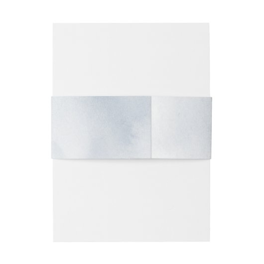 ほこりっぽい青い素朴なフローラ結婚の 招待状ベリーバンド (裏面例)