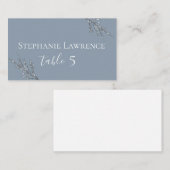 ほこりっぽい青い結婚草原 プレイスカード (正面/裏面)