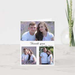 ほこりっぽい青い緑のユーカリ葉プス結婚ズの サンキューカード