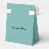 ほこりっぽい青い緑のユーカリ葉プス結婚ズの フェイバーボックス (裏面サイド)