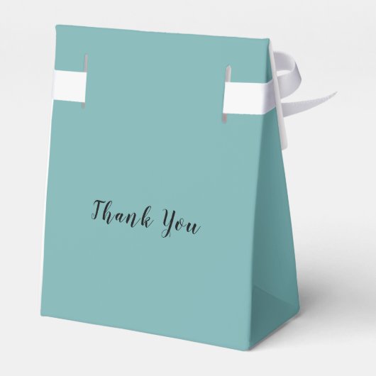 ほこりっぽい青い緑のユーカリ葉プス結婚ズの フェイバーボックス (裏面サイド)