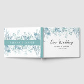 ほこりっぽい青い緑の野生結婚牧草地 ゲストブック (全面)