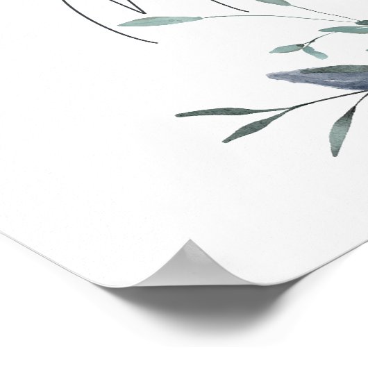 ほこりっぽい青い花いくつキスゲーム ポスター (角)