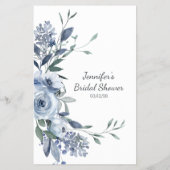 ほこりっぽい青い花のゲーム新郎は言う チラシ (裏面)