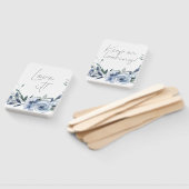 ほこりっぽい青い花はドレスにYesを言う ハンドファン (組立なし)