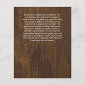 ほこりっぽい青い花救の日付 – 予算 (裏面)