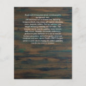 ほこりっぽい青い花救の日付 – 予算 (裏面)