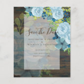 ほこりっぽい青い花救の日付 – 予算 (正面)