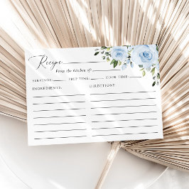 ほこりっぽい青い花、緑、ブライダルシャワーレシピ