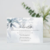 ほこりっぽい青い葉の水の色のギフトリクエスト2 招待状 (スタンド正面)