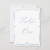 ほこりっぽい青い表の番号 出欠カード (正面)