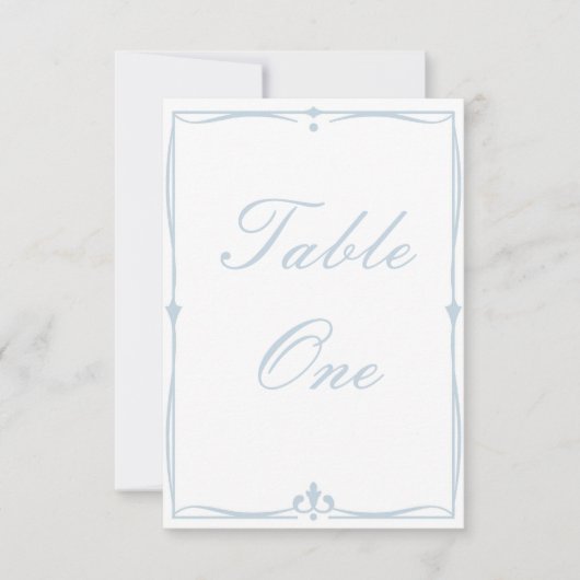 ほこりっぽい青い表の番号 出欠カード (正面)