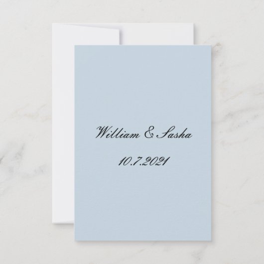 ほこりっぽい青い表の番号 出欠カード (裏面)