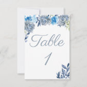 ほこりっぽい青い表の番号 出欠カード (正面)