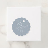 ほこりっぽい青い赤ちゃんシャワー フェイバータグ (インサイチュ)