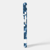 ほこりっぽい青い輝きのライトと名前ガーリーGlam Case-Mate iPhoneケース (裏面 / 左)